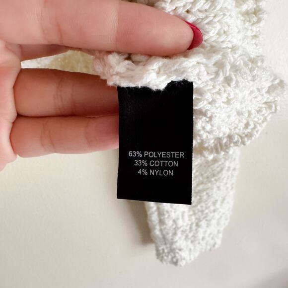 Tahari Off White Boucle Gold Button Lady Jacket Large Preppy Buiness Casual - Picture 4 of 7